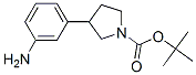 1-Boc-3-(3-Aminophenyl)Pyrrolidine Struktur