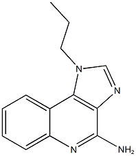 1-propyl-1H-iMidazo[4,5-c]quinolin-4-aMine Struktur