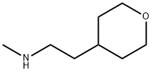 N-methyl-2-(tetrahydro-2H-pyran-4-yl)ethanamine Struktur