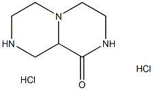 Hexahydro-2H-pyrazino[1,2-a]pyrazin-1(6H)-one dihydrochloride Struktur