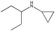 N-(1-ethylpropyl)cyclopropanamine Struktur