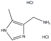 (5-Methyl-1H-imidazol-4-yl)methanamine dihydrochloride Struktur