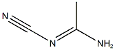 N'-cyanoethanimidamide Struktur