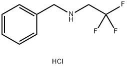 N-(2,2,2-TRIFLUOROETHYL)BENZENEMETHANAMINE HYDROCHLORIDE Struktur