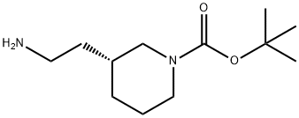 (R)-1-Boc-3-(2-Aminoethyl)-Piperidine Struktur