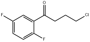 4-Chloro-1-(2,5-difluorophenyl)butan-1-one Struktur