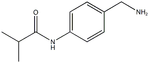 N-[4-(AMINOMETHYL)PHENYL]-2-METHYLPROPANAMIDE Struktur