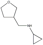 N-(TETRAHYDROFURAN-3-YLMETHYL)CYCLOPROPANAMINE Struktur