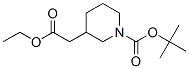 1-boc-3-piperidine Acetate Ethyl Ester Struktur