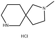 2-Methyl-2,7-diazaspiro[4.5]decane dihydrochloride Struktur