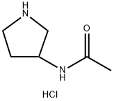 N-(3-Pyrrolidinyl)acetamide hydrochloride Struktur