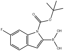 1H-Indole-1-carboxylic acid, 2-borono-6-fluoro-, 1-(1,1-dimethylethyl) ester