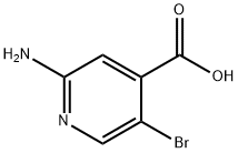 2-氨基-5-溴吡啶-4-羧酸, 1000339-23-0, 結(jié)構(gòu)式