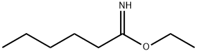 Hexanimidic acid ethyl ester Struktur