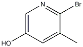 2-Bromo-5-hydroxy-3-methylpyridine Struktur