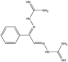 1-Phenylglyoxal bis(amidinohydrazone) Struktur