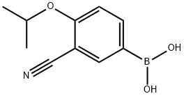 3-cyano-4-isopropoxyphenylboronic acid Struktur