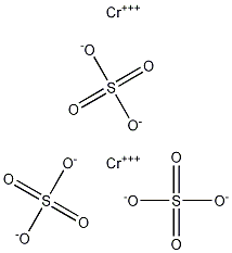 Chromium(III) sulfate Struktur