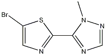 5-(5-Bromothiazol-2-yl)-1-methyl-1H-[1,2,4]triazole Struktur