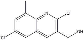 2,6-DICHLORO-8-METHYLQUINOLINE-3-METHANOL Struktur