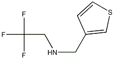 2,2,2-TRIFLUORO-1-THIOPHEN-3-YLMETHYL-ETHYLAMINE Struktur