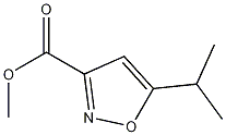 Methyl5-(propan-2-yl)-1,2-oxazole-3-carboxylate Struktur