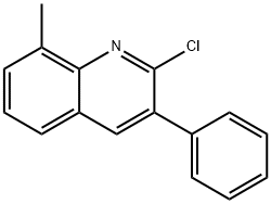 2-CHLORO-8-METHYL-3-PHENYLQUINOLINE Struktur