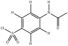 4-N-Acetylaminobenzene-d5-sulfonyl Chloride Struktur