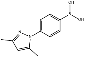 [4-(3,5-dimethyl-1H-pyrazol-1-yl)phenyl]boronic acid Struktur