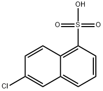 6-Chloronaphthalene-1-sulfonic acid Struktur