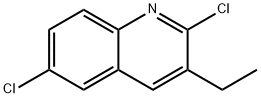 2,6-DICHLORO-3-ETHYLQUINOLINE Struktur