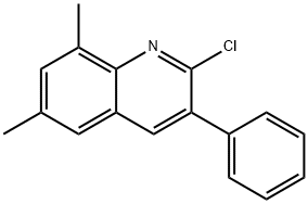 2-CHLORO-6,8-DIMETHYL-3-PHENYLQUINOLINE Struktur