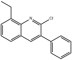 2-CHLORO-8-ETHYL-3-PHENYLQUINOLINE Struktur