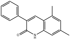 5,7-DIMETHYL-3-PHENYL-2-QUINOLINOL Struktur