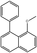 1-Methoxy-8-phenylnaphthalene Struktur