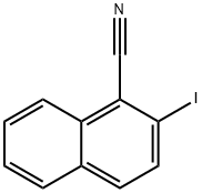 2-Iodo-naphthalene-1-carbonitrile Struktur