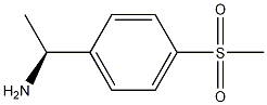 Benzenemethanamine, .alpha.-methyl-4-(methylsulfonyl)-, (.alpha.S)- Struktur