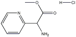 ALPHA-氨基吡啶-2-乙酸甲酯鹽酸鹽, 1039356-77-8, 結(jié)構(gòu)式