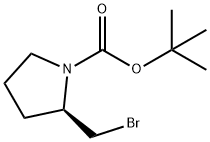 (R)-tert-butyl 2-(bromomethyl)pyrrolidine-1-carboxylate Struktur