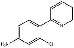 3-CHLORO-4-(PYRIDIN-2-YL)ANILINE Struktur