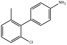 2'-CHLORO-6'-METHYLBIPHENYL-4-AMINE Struktur