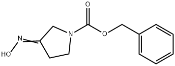 benzyl 3-(hydroxyimino)pyrrolidine-1-carboxylate Struktur