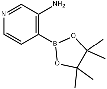 3-PYRIDINAMINE, 4-(4,4,5,5-TETRAMETHYL-1,3,2-DIOXABOROLAN-2-YL)- Struktur