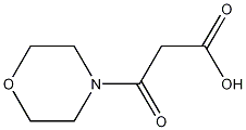 3-嗎啉-4-基-3-氧代-丙酸, 105397-92-0, 結構式
