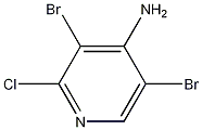 3,5-Dibromo-2-chloro-4-pyridinamine Struktur