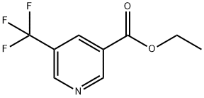 Ethyl 3-(trifluoromethyl)-5-pyridinecarboxylate Struktur