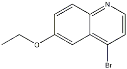 4-BROMO-6-ETHOXYQUINOLINE Struktur