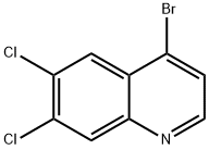 4-BROMO-6,7-DICHLOROQUINOLINE 結(jié)構(gòu)式