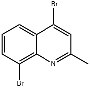 4,8-DIBROMO-2-METHYLQUINOLINE Struktur