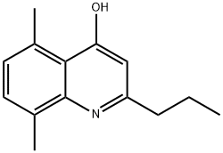 5,8-DIMETHYL-2-PROPYL-4-QUINOLINOL Struktur